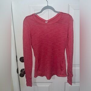 🍋 EUC Lululemon 5 Mile Long Sleeve - Heathered Boom Juice - Size 6